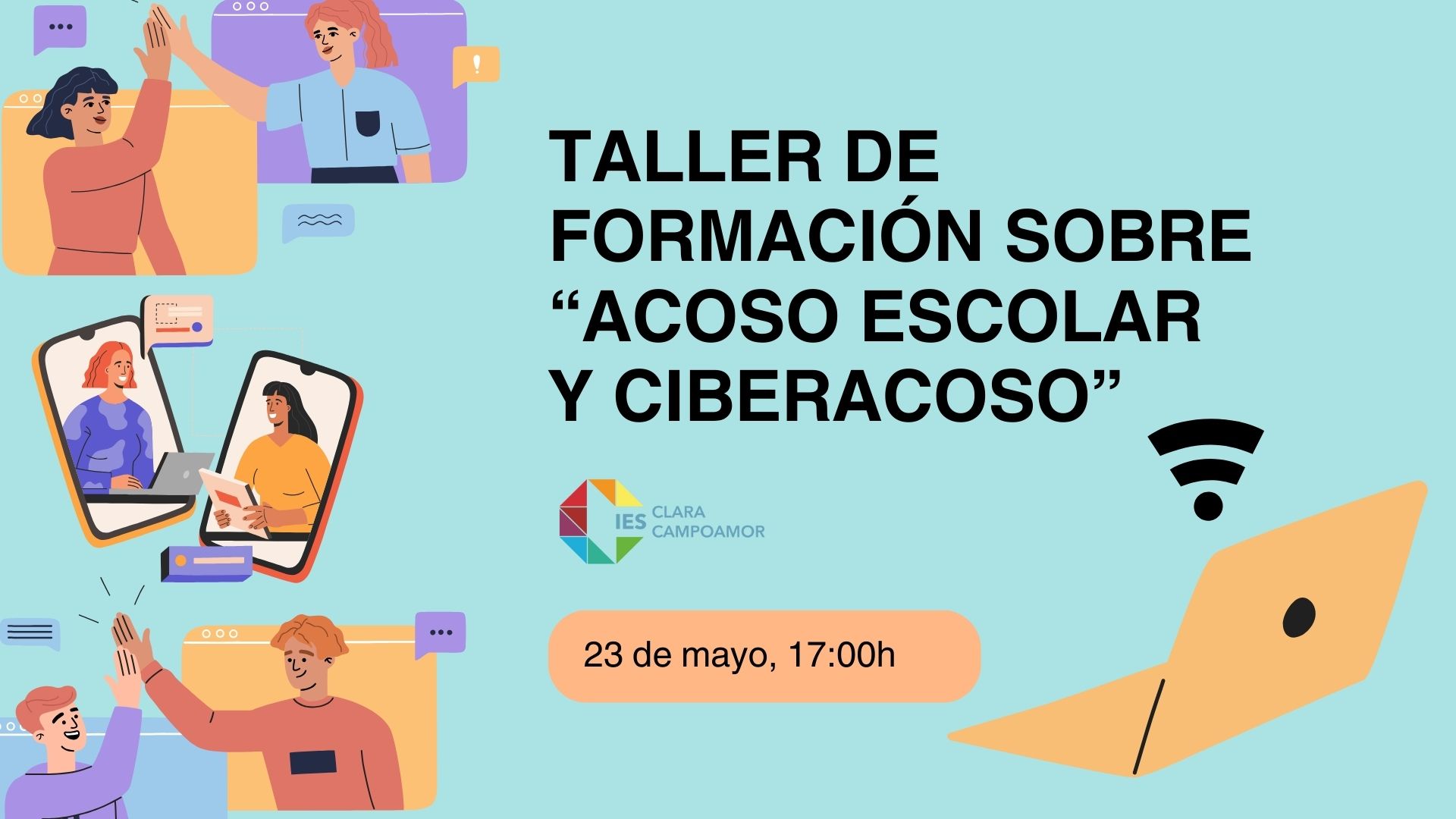 Taller de formación sobre “Acoso escolar y Ciberacoso”