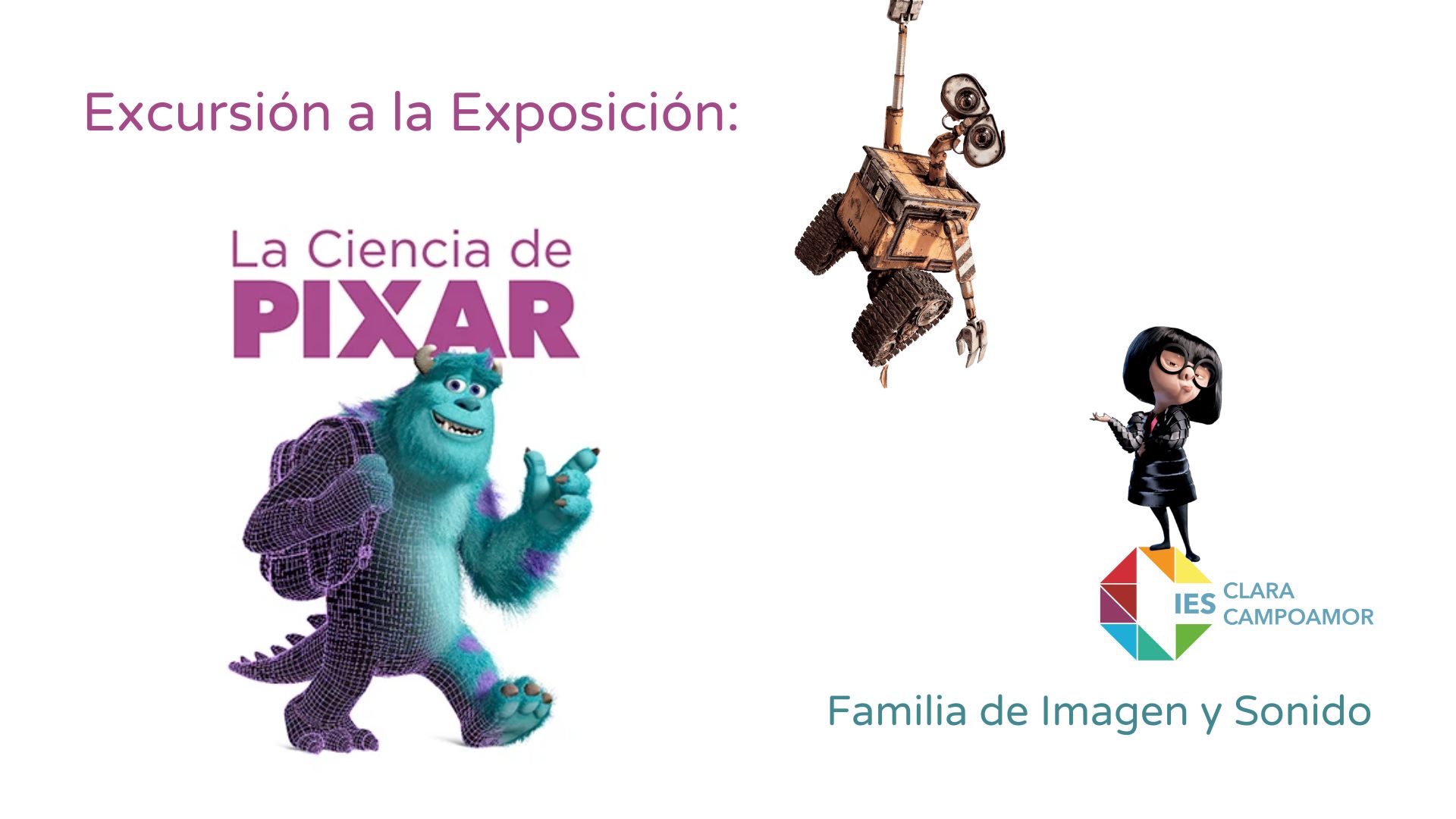Visita a la expo «La Ciencia de Pixar»