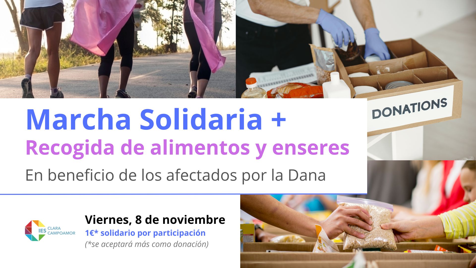 Marcha Solidaria + Recogida de Alimentos DANA